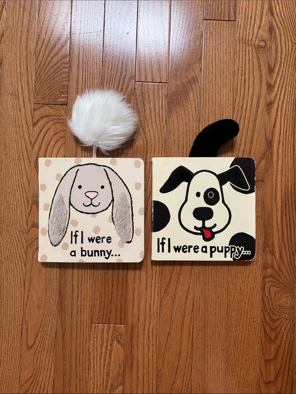 Set of Two Baby Board Books - Bunny & Puppy - Jellycat Books